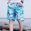 Shorts de Praia Masculino de Verão, Calças Capris Masculinas, Calças Médias de Tamanho Grande, Calças Casuais Grandes, Calças de Secagem Rápida