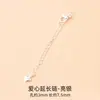 Tubo de Posicionamento em U com Pulseira Colar Panela de Pressão Posicionamento Coração Corrente de Extensão Fecho Acessórios para Joias DIY Atacado