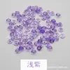 Bolsa de 2g de Slime Barro de Cristal Cuentas Planas Pequeñas Cuentas Sueltas Accesorios Cuentas Porosas No Porosas con Base Plana Semicircular Accesorios para Joyería DIY