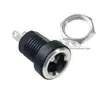DC-022B Enchufe de Alimentación Hembra de Dos Pines para Todas las Temperaturas con Tuerca para Montaje en Panel Agujero 5.5*2.1 2.5