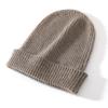 Chapéu de Caxemira masculino e feminino mesmo 100% caxemira pura outono e inverno novo chapéu de malha versátil e quente