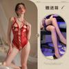 Night Ting Fragrância Renda de Gaze Leve Alça Vazada Bodies Uniforme Feminino Roupa Íntima