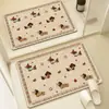 Nuevas Alfombrillas de Piso de Barro Diatómico Estilo Lana de Animales Lindos, Alfombrillas de Piso para Baño, Antideslizantes, Absorbentes de Agua, Resistentes a la Suciedad, de Secado Rápido