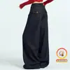 Jeans Azules Oscuros de Pierna Ancha para Mujer 2025 Tendencia Nuevo Tiro Alto Retro Americano Sueltos Rectos de Largo Completo