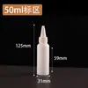 Frasco com Ponta Plástica 10-1000ml Frasco com Ponta Branca à Prova de Luz Frasco Selado para Reenvasamento