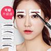 Tarjeta de Belleza Mágica para Cejas Tarjeta de Cejas Perezosas Kit de Reparación de Cejas para Principiantes Pasta para Cejas de Una Sola Línea Asistente de Reparación de Cejas 32 Pares