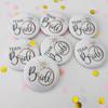 Nueva Serie de Bodas de Amazon Novia Dama de Honor Insignia de Diamante Festival de Bodas Fiesta Insignia de Hojalata Decoración