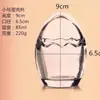 Em estoque Espessado Transparente Vidro Vela Aromaterapia Vidro Castiçal Copo Quarto Ornamentos Domésticos Castiçal Copo de Vidro