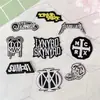 Mini Patch Bordado Adesivo Hot Melt Divertido Patch Bordado DIY Patch de Tecido Acessórios para Roupas Atacado Transfronteiriço