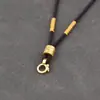 Colar Corda de Tecelagem Manual com Pingente de Mantra de Seis Caracteres Corda de Pingente Cordão Corda de Pingente Masculino Cartão de Buda Thangka Cartão Não Importa