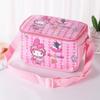 Bolso Tote que se puede llevar cruzado, Bolso para Lonchera, Bolsa Térmica, Bolsa de Almuerzo de Dibujos Animados, Bolsa Bento, Bolso Cruzado para Lonchera Infantil, Kuromi