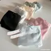 M-XL Ropa Interior Sólida Simple de Cintura Media que Envuelve la Cadera Tallas Grandes Ropa Interior de Algodón para Mujer que Envuelve la Cadera Simple 978