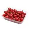 Caja de embalaje transparente para frutas, popular entre los influencers, sin tapa, desechable, tamaño grande, ideal para frutas cortadas, una caja de embalaje para frutas de gran venta