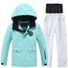 Novo Conjunto de Roupa de Esqui Infantil para Meninos e Meninas, Inverno Exterior Impermeável e Quente Espessado Conjunto de Jaqueta e Calça de Esqui Infantil