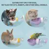 Garrafa de Água Portátil 3 em 1 para Cachorro com Recipiente de Comida, 550ml Dispensador de Água à Prova de Vazamento para Pets em Viagem com Tigela de Beber, Plástico de Grau Alimentício Alimentador de Água para Pets para Cães Gatos Caminhada ao Ar Livre Trilhas (Amarelo)