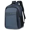 Mochila para hombre de negocios, mochila de gran capacidad para oficina, viajes cortos y portátil, mochila de hombre de tela Oxford