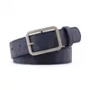 Cinturón Versátil Simple Nuevo Estilo Coreano con Hebilla Cuadrada, Cuero PU de Alta Calidad, Cinturón Versátil Simple Casual Nuevo para Hombre