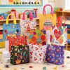 Sacola de Presente de Aniversário, Lembrancinha Prática para Crianças, Lembrancinha de Volta para Casa para Crianças do Jardim de Infância, Sacola de Presente para Lanches, Caixa de Presente para Bebê de Um Ano
