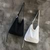 Bolso de Lona Combinable Mochila Escolar para Mujer Bolso de Hombro Cruzado Flor Artística Color Sólido Bolsa de Compras Japonesa y Coreana
