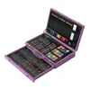 Set Chiyuan de 175 Piezas Caja de Regalo de Madera Set de Pinceles Pincel de Pintura Artística Caja de Regalo con Cuaderno Caja de Herramientas de Arte