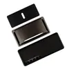 Caja de rosca cuadrada de plástico ABS Jiuou para mesa de conferencias, caja de rosca para mesa de computadora, cubierta de orificio de rosca para escritorio de oficina