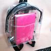 [Personalizado] Mochila transparente de PVC Bolsa escolar transparente de PVC Bolsa para embalagem de brinquedos infantis de PVC