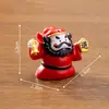 Paisaje en miniatura, linda figura de dibujos animados de Zhong Kui, adorables accesorios de decoración DIY, adorno para tablero de coche en miniatura