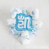 Suporte de Celebridade Marca Tecido Não Tecido Refletivo Pingente Original DIY Feito à Mão Mercadoria de Show Decoração de Bolsa Ita