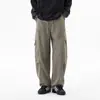 Ropa para Hombre Fengshe / 2026 Primavera/Otoño Holgada Ropa de Trabajo Pantalones de Pierna Ancha Forma de Guadaña Pantalones Casuales Pantalones Largos Pantalones de Trabajo para Hombre