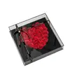 Flor de Jabón Caja de Flores Acrílicas para Regalo de Cumpleaños de Novia Caja de Regalo Regalo de San Valentín Rosa Pequeña Fragancia Personalización