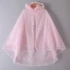 Vestido Rosa Lolita para Meninas, Vestido Princesa de Renda com Laço e Tela, Doce Vestido de Manga Bufante
