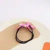 Coreano Simple Para todo Combinable Elegante Corazón de Niña Cuerda para el Cabello Lindo Lazo Cuerda para el Cabello Banda Elástica Chaqueta de Cuero para Mujer