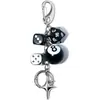Accesorios de colgante para llavero de dados de billar transfronterizos, diseño personalizado popular, más vendido en Amazon, llavero k8