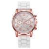 Relógio de Pulso Feminino Estilo Coreano Cruzado Novo Quartzo Simples Clássico Pulseira de Silicone Relógio Feminino Atacado Dropshipping