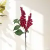 Cipó de Frutas Vermelhas Artificiais, Frutas da Fortuna Festivas DIY Frutas de Acácia, Cipó de Flores de Natal Artificiais, Decoração de Parede com Flores Penduradas