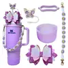 Botella de Agua Térmica Stanley Tapón Antipolvo Taza con Popote Tapa de Taza Correa de Mano Cordón para Botella de Agua Múltiples Estilos Versátiles Set