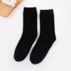 Meias de Lã de Coelho de Inverno Meias de Cano Médio Femininas Meias de Inverno Forradas com Lã Grossa Meias Casuais Quentes para Dormir Meias de Lã