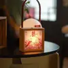 Um par de luminárias de casamento duradouras, luminárias de cabeceira para o quarto dos recém-casados, decorações de casamento, um caractere "felicidade dupla" para o casal, luzes noturnas ambientes e um presente para a mesa do casamento