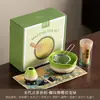 Conjunto de matcha estilo japonês de cinco peças de cerâmica tigela de matcha colher de chá cem Benli Ferramentas de pedido de chá da Dinastia Song