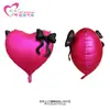 Globo de Corazón con Lazo de 22 pulgadas Fiesta Boda Día de San Valentín Confesión Decoración de Centro Comercial Globo