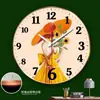Reloj de Pared Decorativo Artístico Reloj de Pared Sala de Estar Retro Nostálgico Reloj Creativo Reloj de Colgar Pared Hogareño Pared Instalación Electrónica