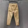 Pantalones Vaqueros para Mujer de Nueve Puntos Pantalones Casuales Verano Nuevo Estilo Coreano Holgados Aspecto Adelgazante Cintura Elástica Ajustados Tobillo Pequeño Pantalones Harem