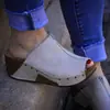 Sandalias de mujer con plataforma gruesa y diseño de boca de pez, nuevo estilo de comercio exterior JGB2019N0005006
