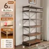 Estilo Tronco Prateleira de Armazenamento para Temperos de Cozinha Micro-ondas Forno Prateleira de Armazenamento para Lanches Prateleira de Chão Multicamadas Prateleira de Armazenamento para Panelas