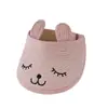 Sombrero de paja para niños para protección solar en verano, lindo sombrero de paja abierto con orejas de conejo, sombrero de paja transpirable para bebés niños y niñas