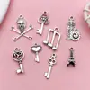 Producto Nuevo Caliente Transfronterizo Mix 30 Colgante Plata Tibetana Pulsera Collar Aleación Colgante Pequeño Hecho a Mano DIY Accesorios de Joyería