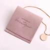 Bolsa tipo sobre rosa de microfibra real Collar Pendientes Pulsera Marca Fu Bolsa de tela Bolsa de embalaje Fabricante Prueba gratuita