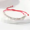 Pulsera trenzada Círculo Qiankun, estilo Nudo Chino, Símbolo de Manzana y Deseo, Fragmentos de Plata, 0 kg Atracciones Turísticas, Fabricante Transfronterizo, Venta al por Mayor de Joyería