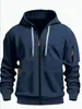 Vendas Diretas da Fábrica e Entrega no Mesmo Dia Moletons Masculinos com Zíper, Moletons com Capuz, Camisas com Zíper, Gola Redonda Casuais Roupas Masculinas