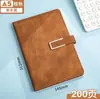 Caderno Novo Couro de Alta Qualidade Bloco de Notas Personalizado Fivela em U Traje de Presente de Negócios Presente de Acompanhamento Logotipo Imprimível